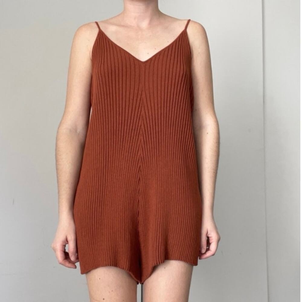 Free People Beach Nola Sweater Romper in Mesa Size Small